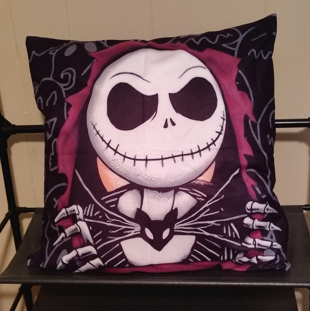 Jack Skellington Throw Pillow